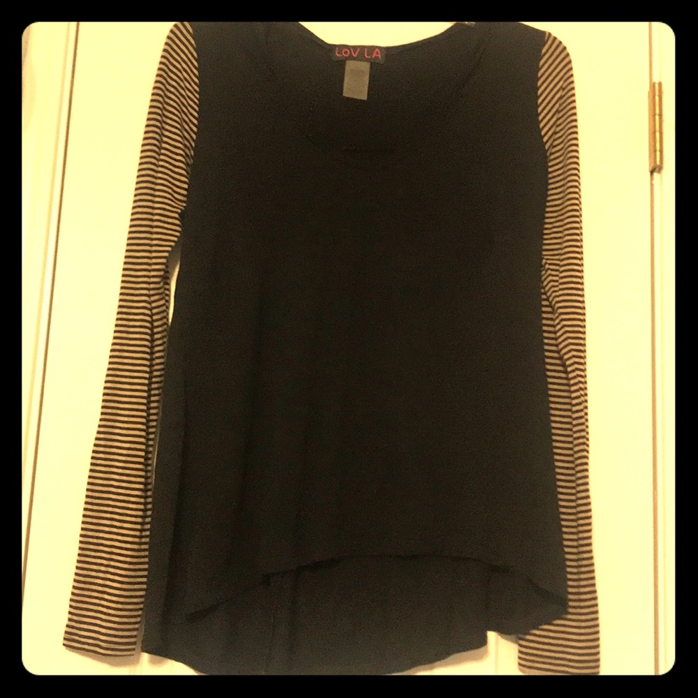 Long sleeve shirt with hood